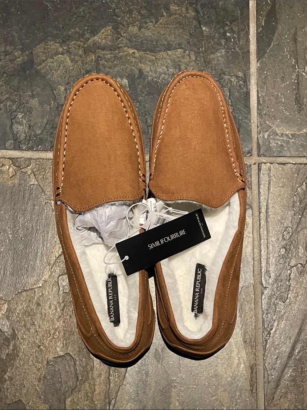 Banana Republic Unisex Slip-On Fleece Lined Slipper sz XL